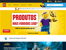 Tablet Screenshot of legobrasil.com.br